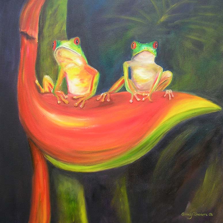 Tree Frog Painting